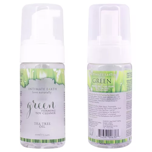 Intimate Earth Green Tee - fertőtlenítő és tisztító spray (100 ml)
