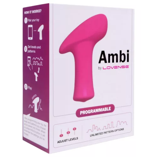 LOVENSE Ambi - okos, 2 motoros csikló vibrátor (pink)