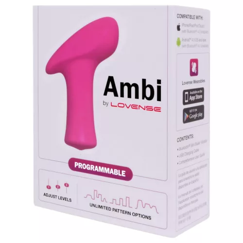 LOVENSE Ambi - okos, 2 motoros csikló vibrátor (pink)