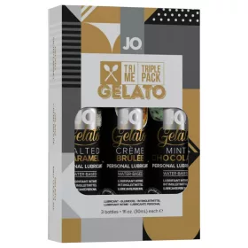 JO System Gelato - ízesített síkosító szett (3x30ml)