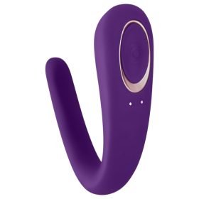 Satisfyer Double Classic - vízálló, akkus párvibrátor (lila)   Satisfyer Double Classic - vízálló, akkus párvibrátor (lila)