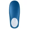 Satisfyer Double Whale - 2 motoros párvibrátor (kék)