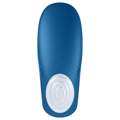 Satisfyer Double Whale - 2 motoros párvibrátor (kék)