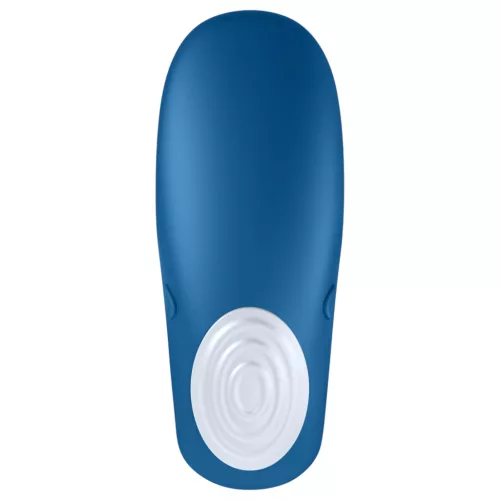Satisfyer Double Whale - 2 motoros párvibrátor (kék)