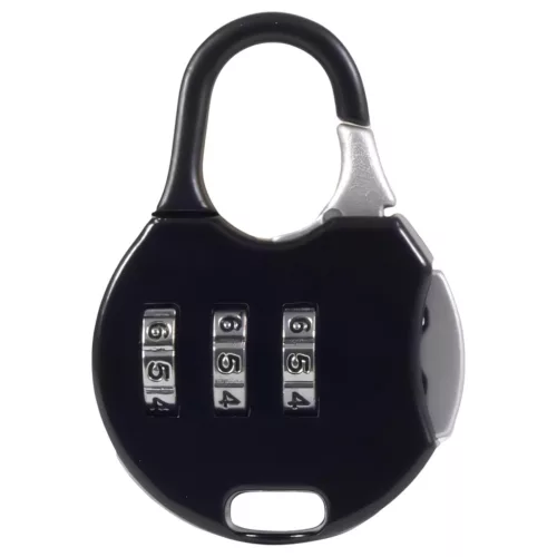 LOCK A WILLY - szilikon pénisz ketrec lakattal (fekete)
