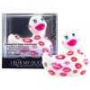 My Duckie Romance 2.0 - vízálló csikló vibrátor (fehér-pink)