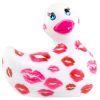 My Duckie Romance 2.0 - vízálló csikló vibrátor (fehér-pink)