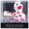 My Duckie Romance 2.0 - vízálló csikló vibrátor (fehér-pink)