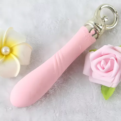 ZALO Courage Heating - akkus, luxus G-pont vibrátor (pink)