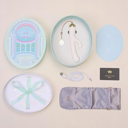 ZALO Ichigo Rabbit - okos luxus vibrátor (fehér)