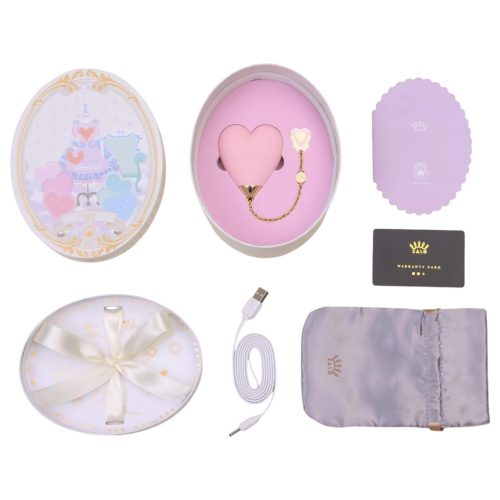 ZALO Baby Heart - okos vízálló csikló vibrátor (viola)