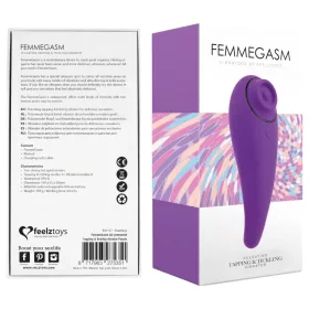 FEELZTOYS Femmegasm - akkus 2in1 csikló vibrátor (lila)