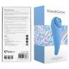 FEELZTOYS Femmegasm - akkus 2in1 csikló vibrátor (kék)