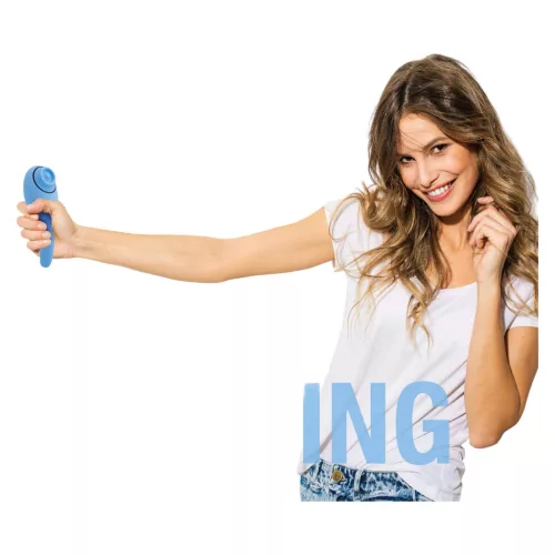 FEELZTOYS Femmegasm - akkus 2in1 csikló vibrátor (kék)