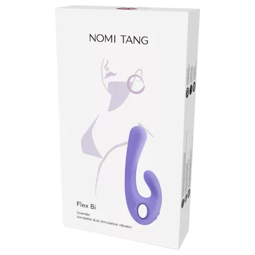 Nomi Tang Flex Bi - akkus, csiklókaros vibrátor (lila)