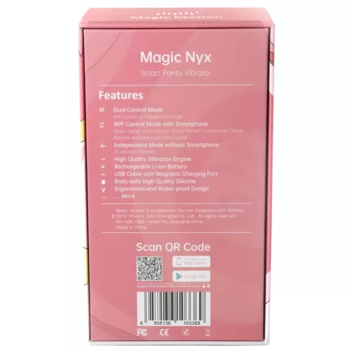 Magic Motion Nyx - vízálló csikló vibrátor (korall)
