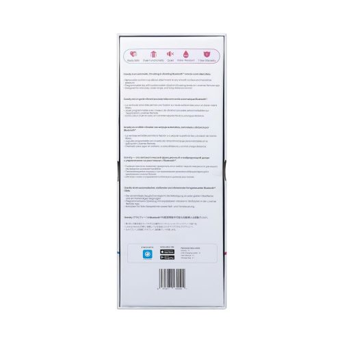 LOVENSE Gravity - akkus, lökő vibrátor (piros)