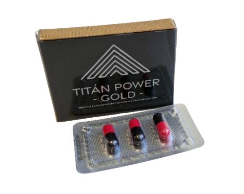 Titán power gold férfierő kapszula - 3 db